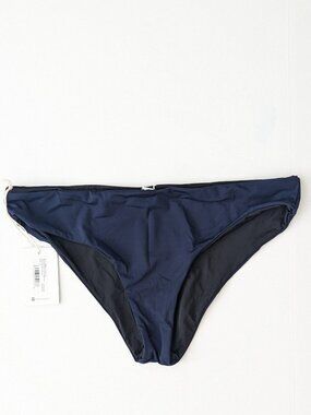 Carve Designs Sanita Reversible Bikini Bottom Black Navy Womens XL